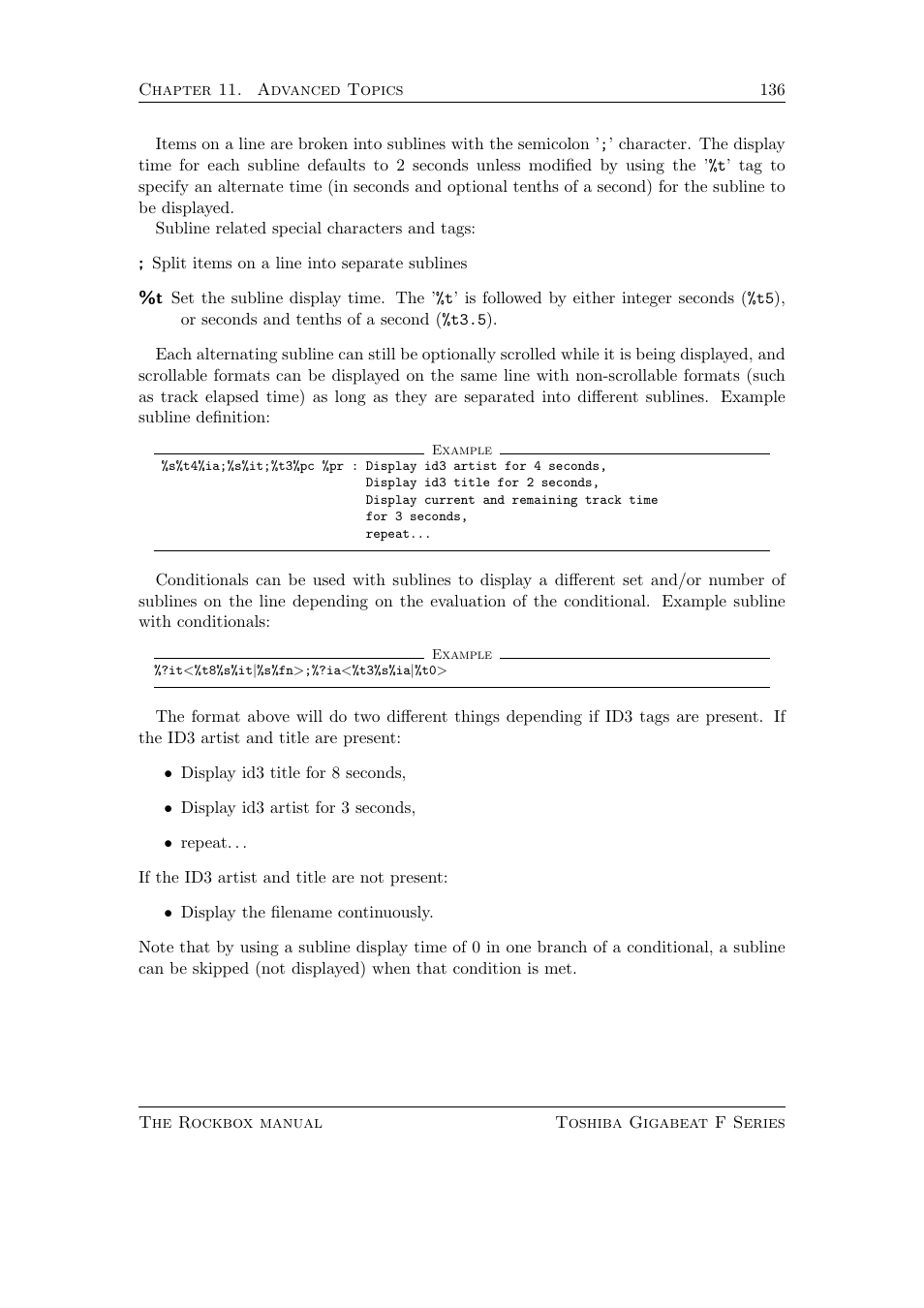 Toshiba Rockbox F Series User Manual | Page 136 / 177