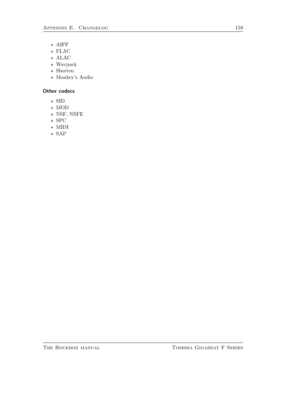 Toshiba Rockbox F Series User Manual | Page 159 / 177