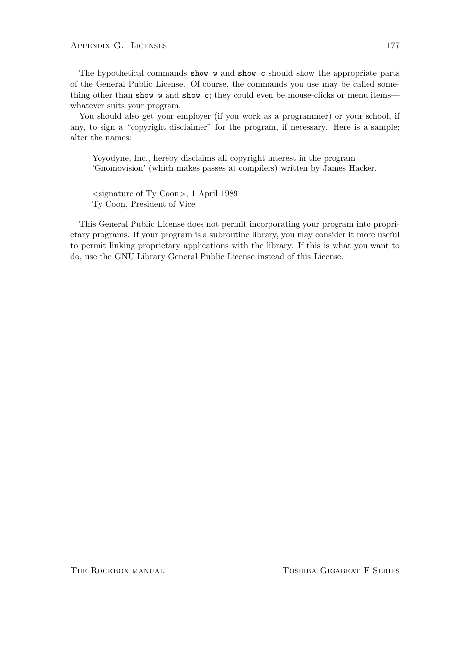 Toshiba Rockbox F Series User Manual | Page 177 / 177