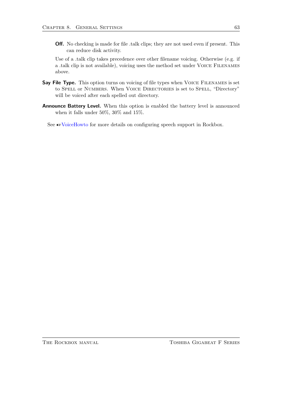 Toshiba Rockbox F Series User Manual | Page 63 / 177