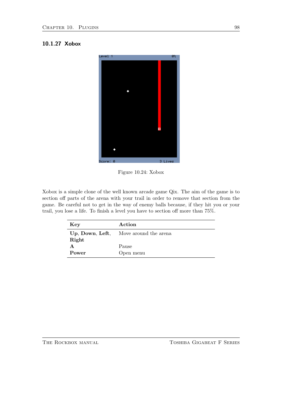 Xobox, 27 xobox | Toshiba Rockbox F Series User Manual | Page 98 / 177