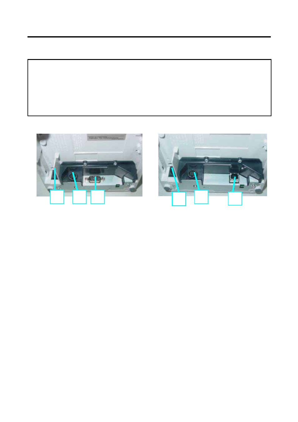 3 connectors | Toshiba REMOTE RECEIPT PRINTER TRST-A00 User Manual | Page 16 / 35