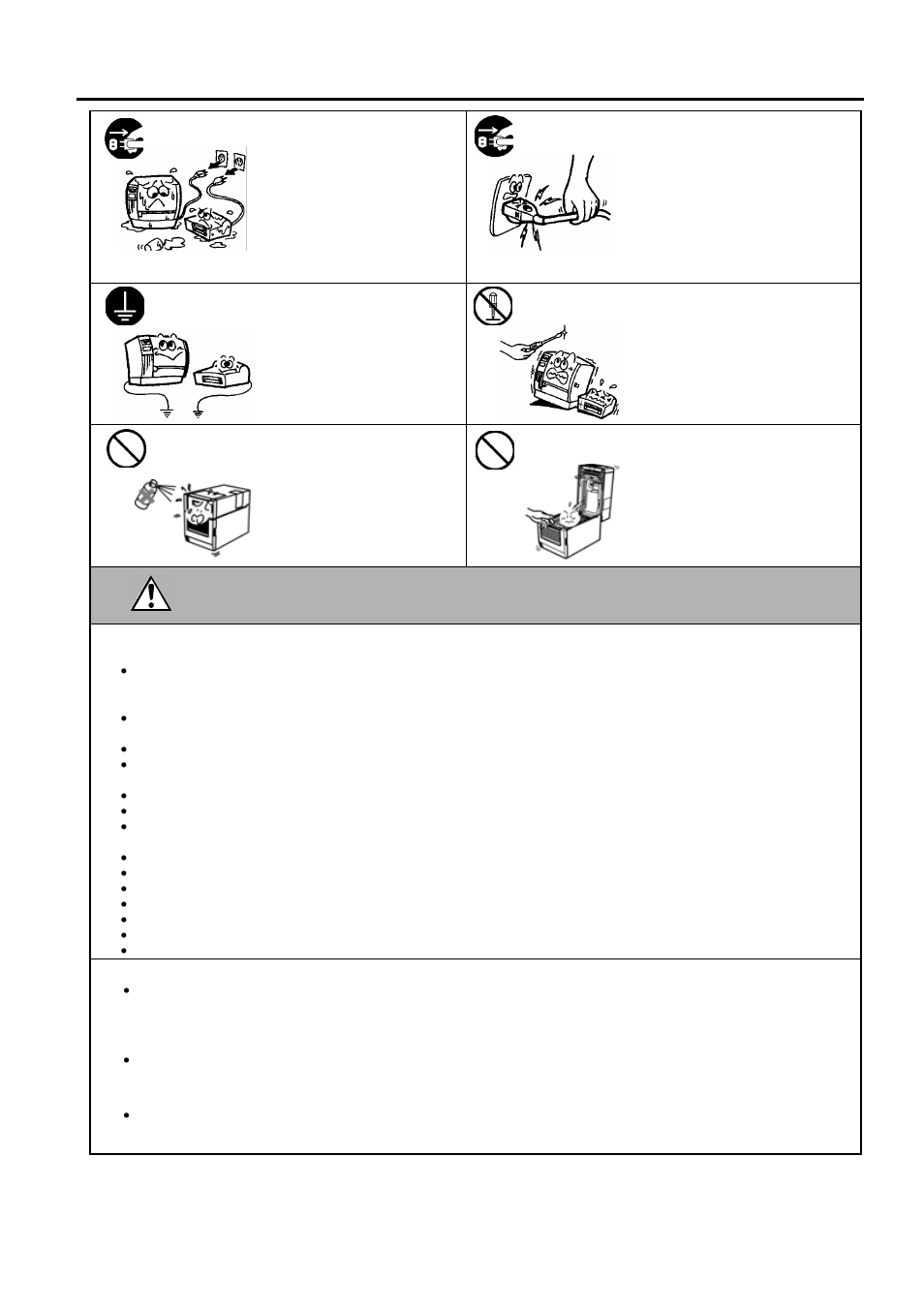 Caution | Toshiba REMOTE RECEIPT PRINTER TRST-A00 User Manual | Page 4 / 35