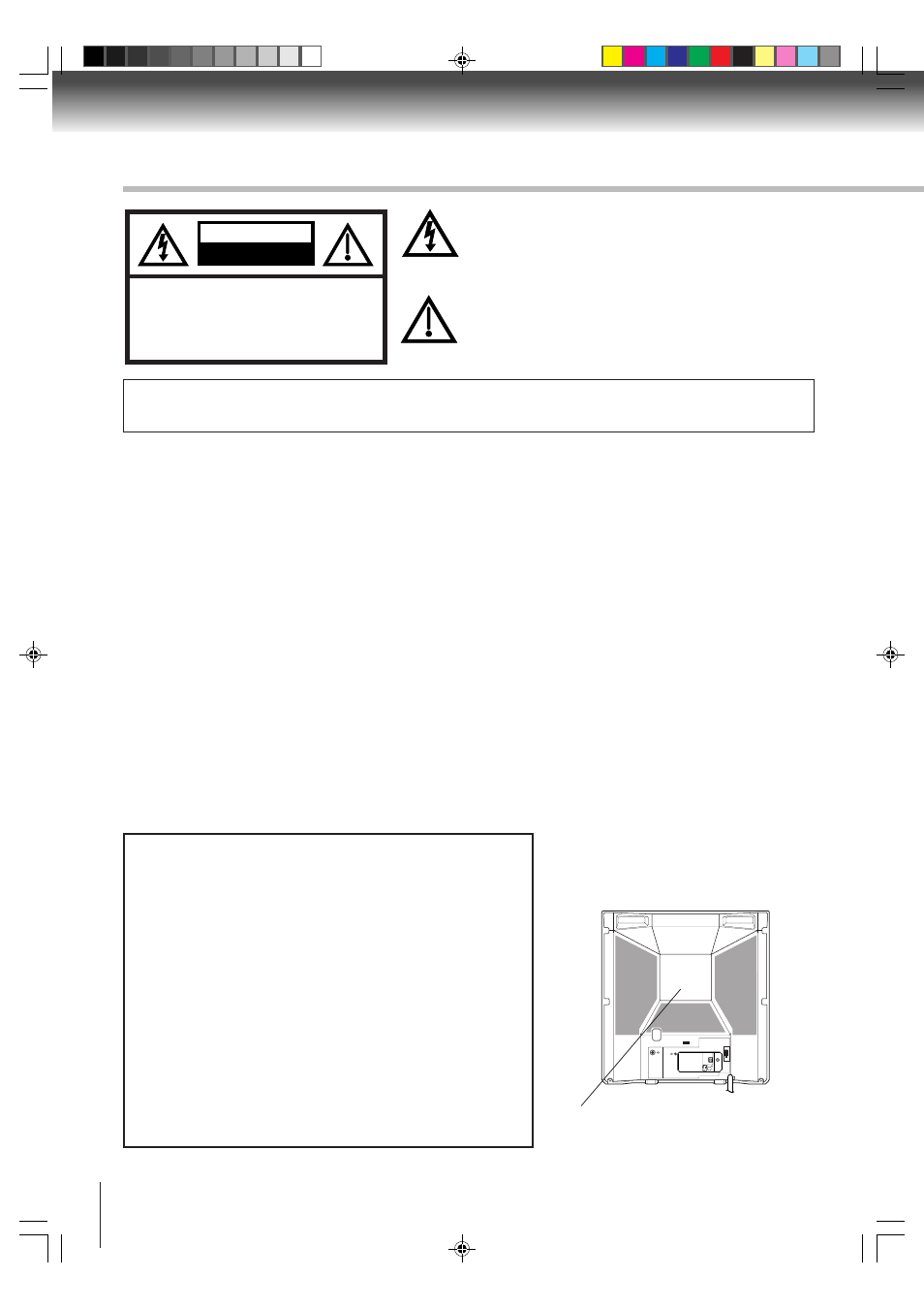 Important safeguards, Warning | Toshiba MD20P1 User Manual | Page 2 / 48