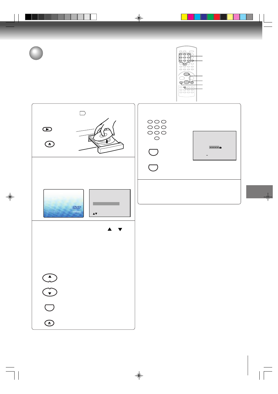 Temporary disabling of rating level by dvd disc | Toshiba MD20P1 User Manual | Page 41 / 48