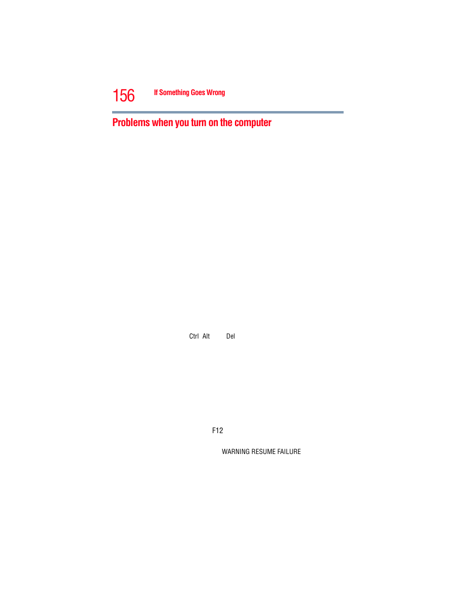 Problems when you turn on the computer | Toshiba A205 User Manual | Page 156 / 237