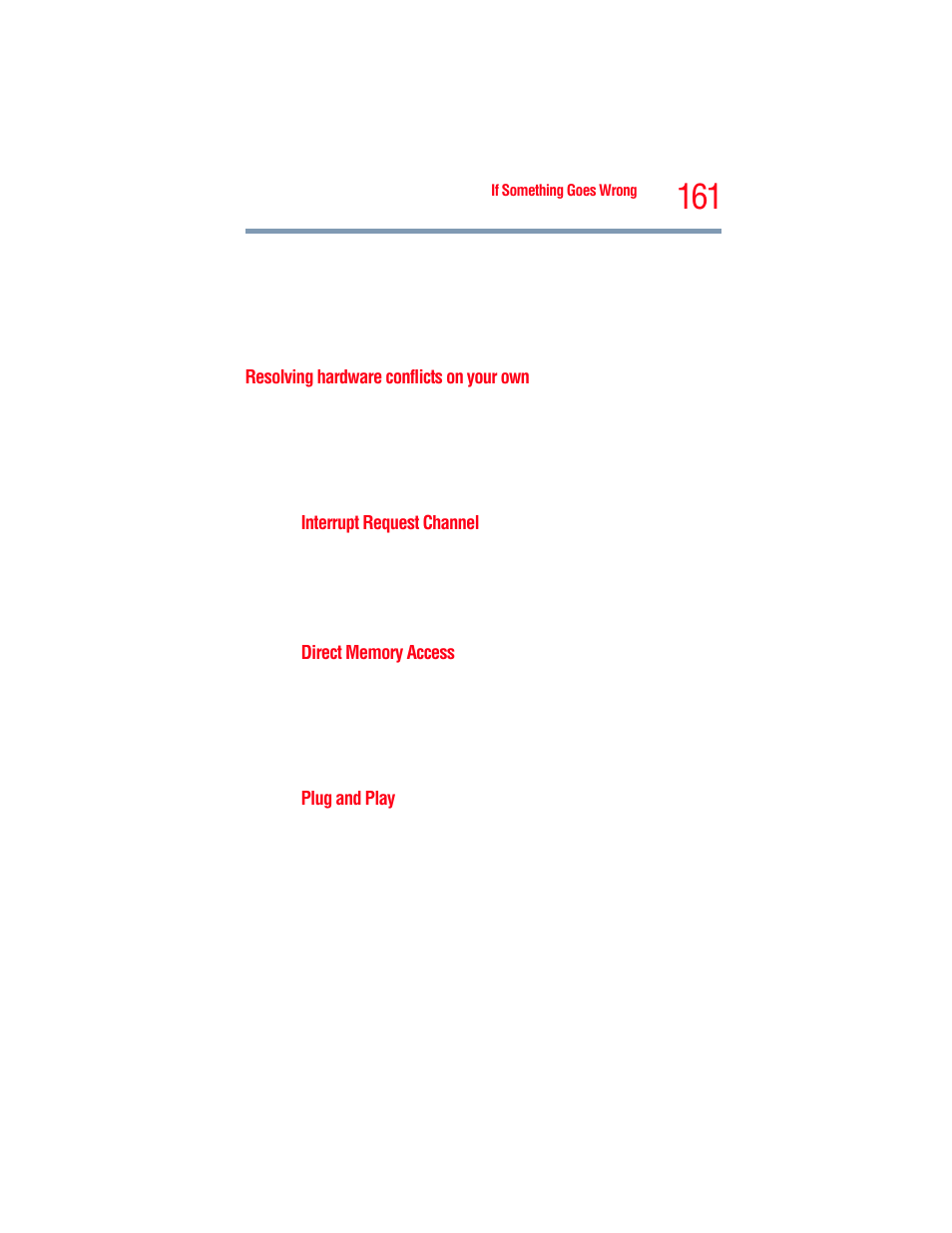 Resolving hardware conflicts on your own | Toshiba A205 User Manual | Page 161 / 237