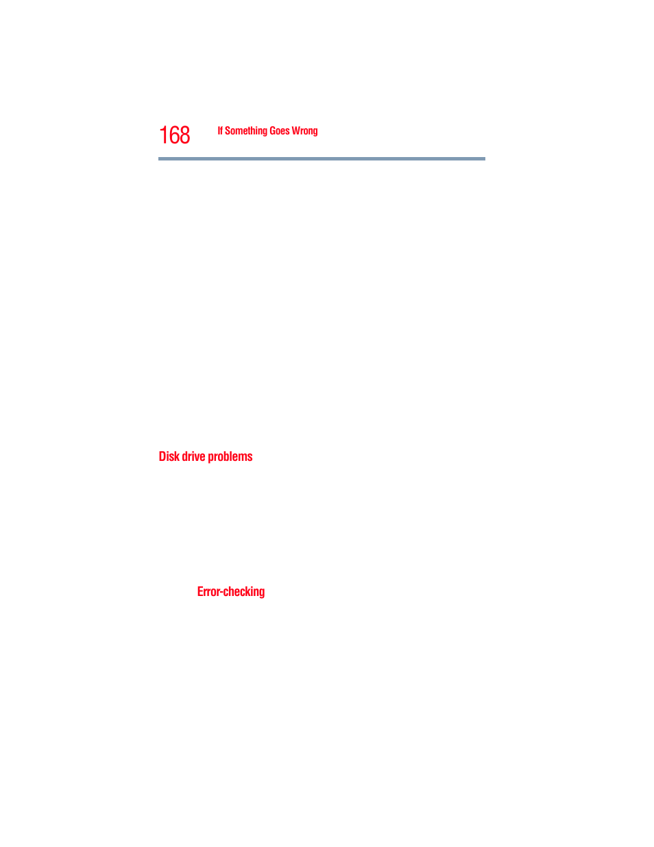 Disk drive problems | Toshiba A205 User Manual | Page 168 / 237