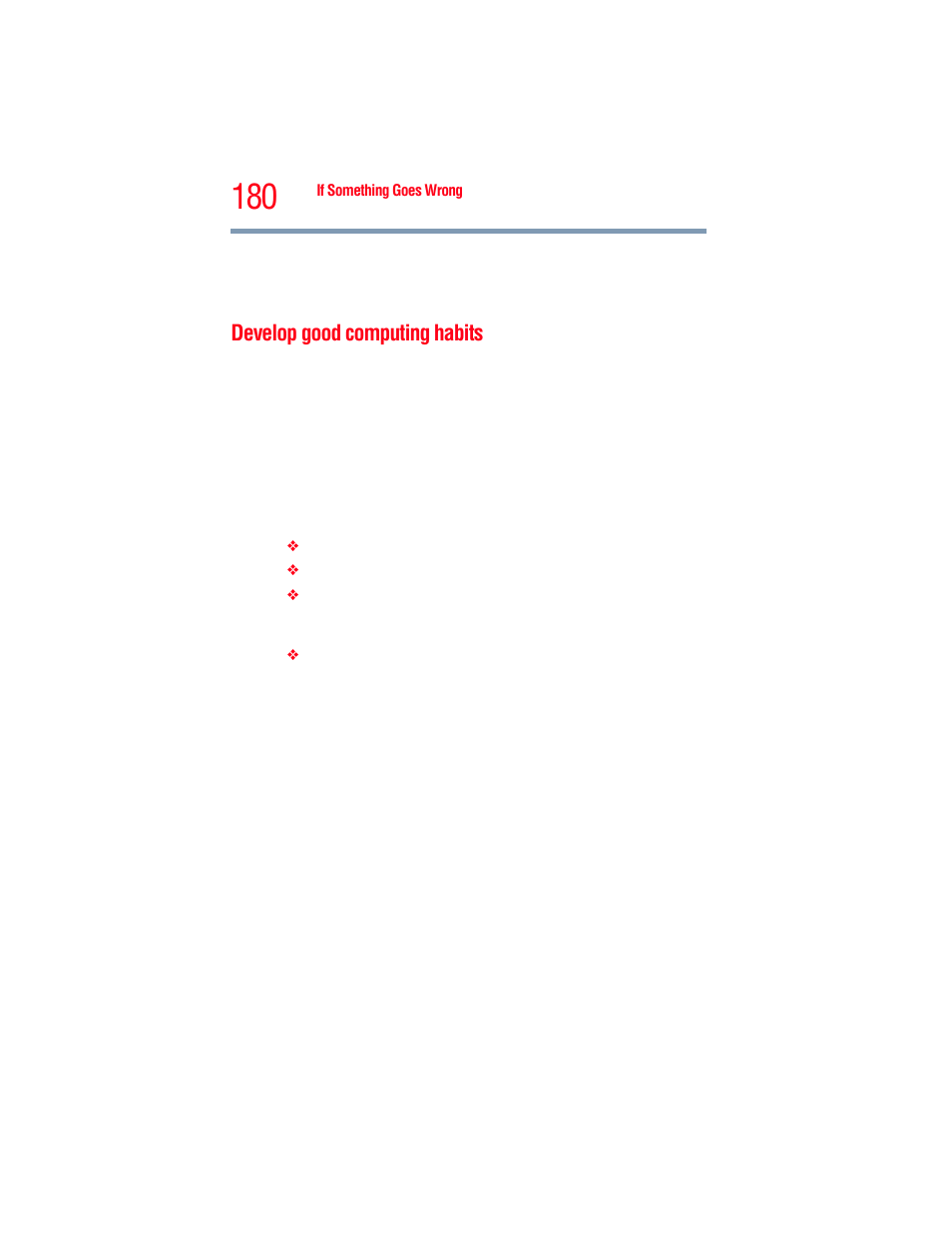 Develop good computing habits | Toshiba A205 User Manual | Page 180 / 237