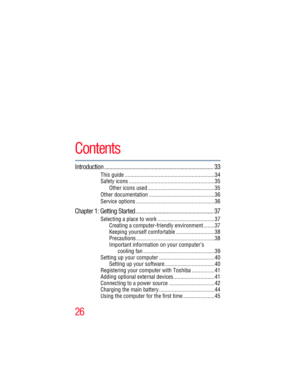 Toshiba A205 User Manual | Page 26 / 237