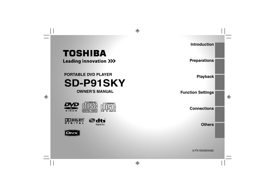 Toshiba SD-P91SKY User Manual | 80 pages