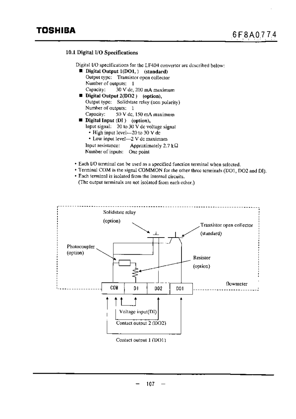 6f8a,0.7 7 4, Toshiba | Toshiba LF494 User Manual | Page 108 / 156