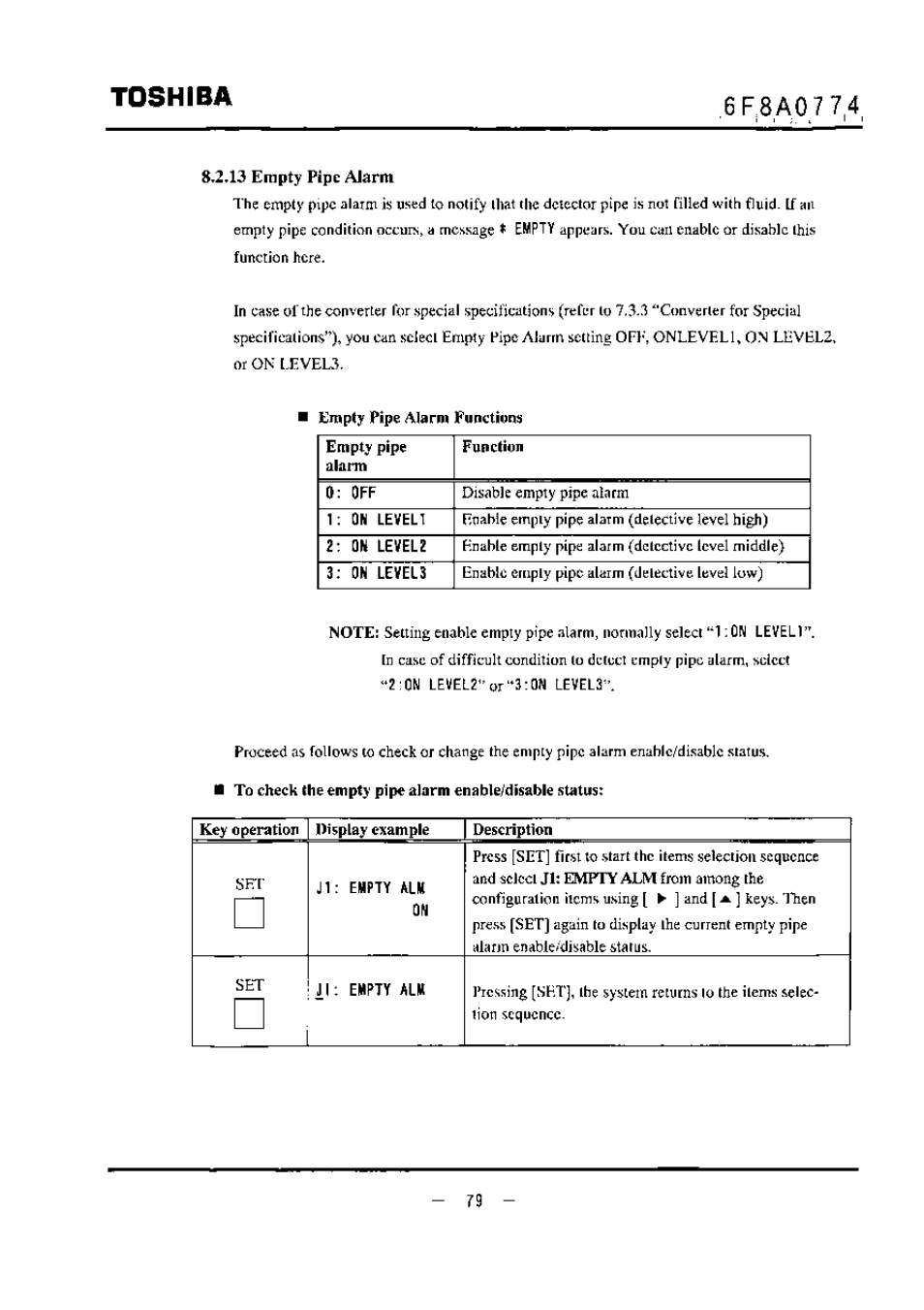 Toshiba | Toshiba LF494 User Manual | Page 80 / 156