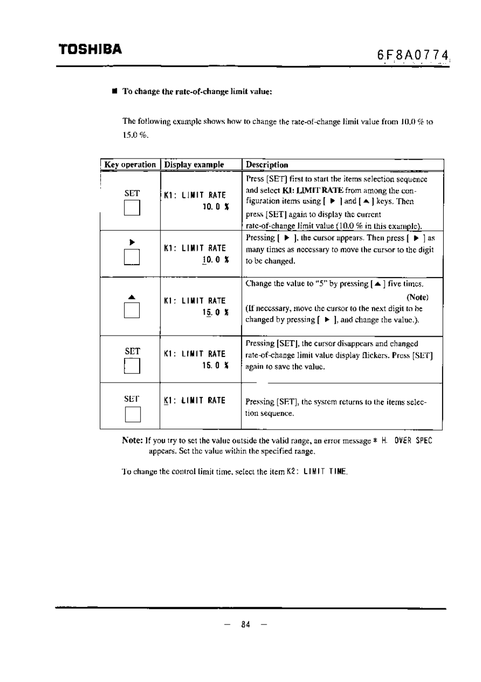 6f8a0774, Toshiba | Toshiba LF494 User Manual | Page 85 / 156