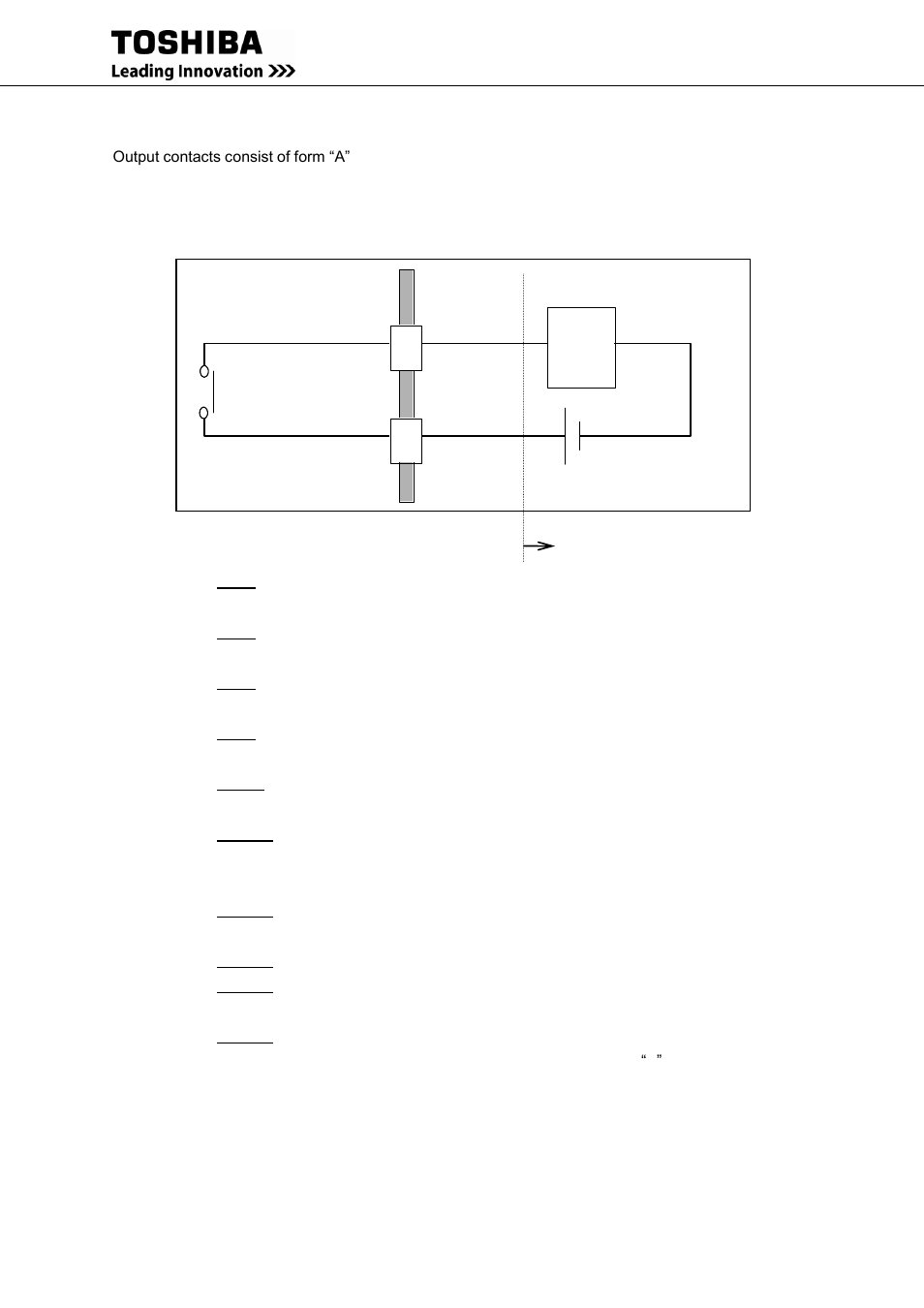 Terminal, Ups cabinet, External to ups | Cabinet, Relay, Coil, Nec class 2, Power source, Contact | Toshiba G9000 User Manual | Page 46 / 100