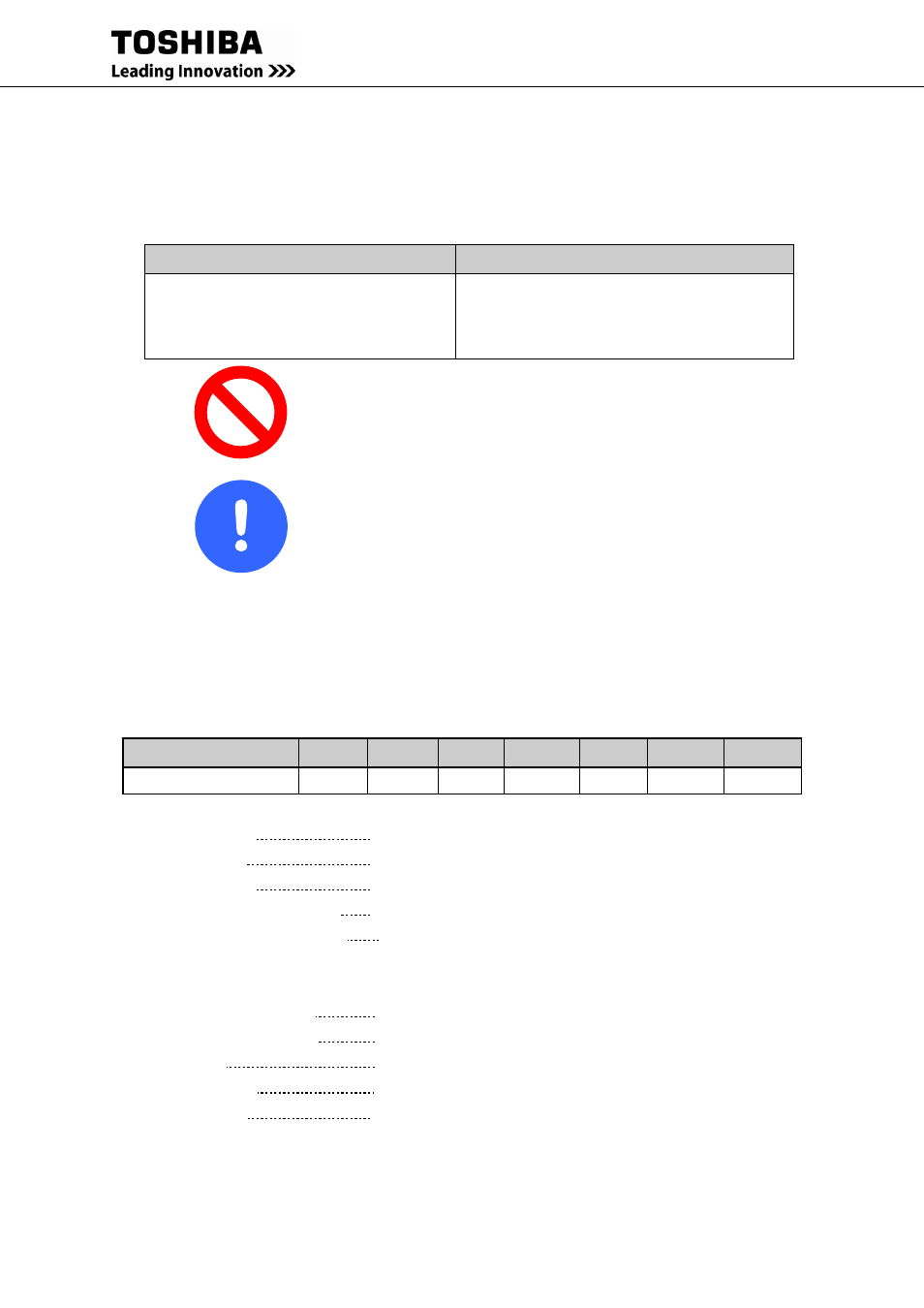 Installation and operation, Transportation and installation, Installation procedure | Toshiba G9000 User Manual | Page 55 / 100