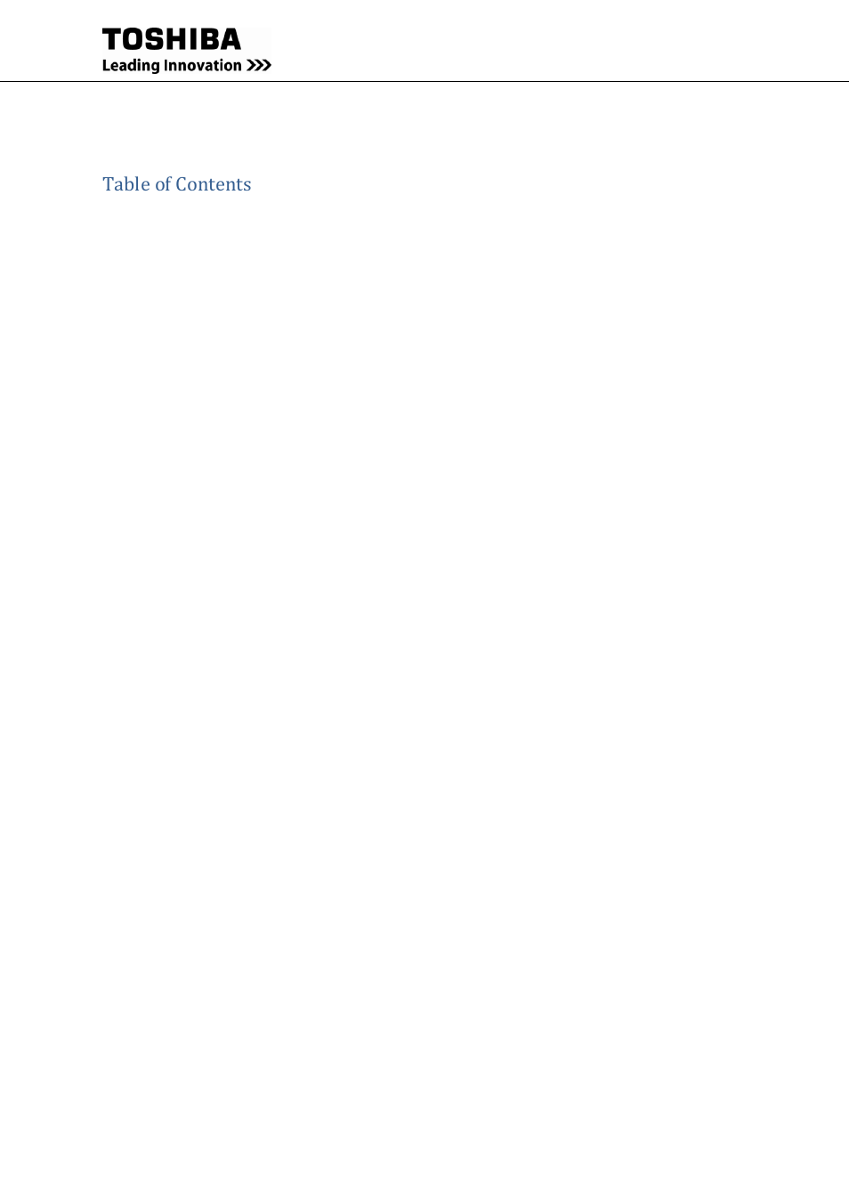 Toshiba G9000 User Manual | Page 7 / 100