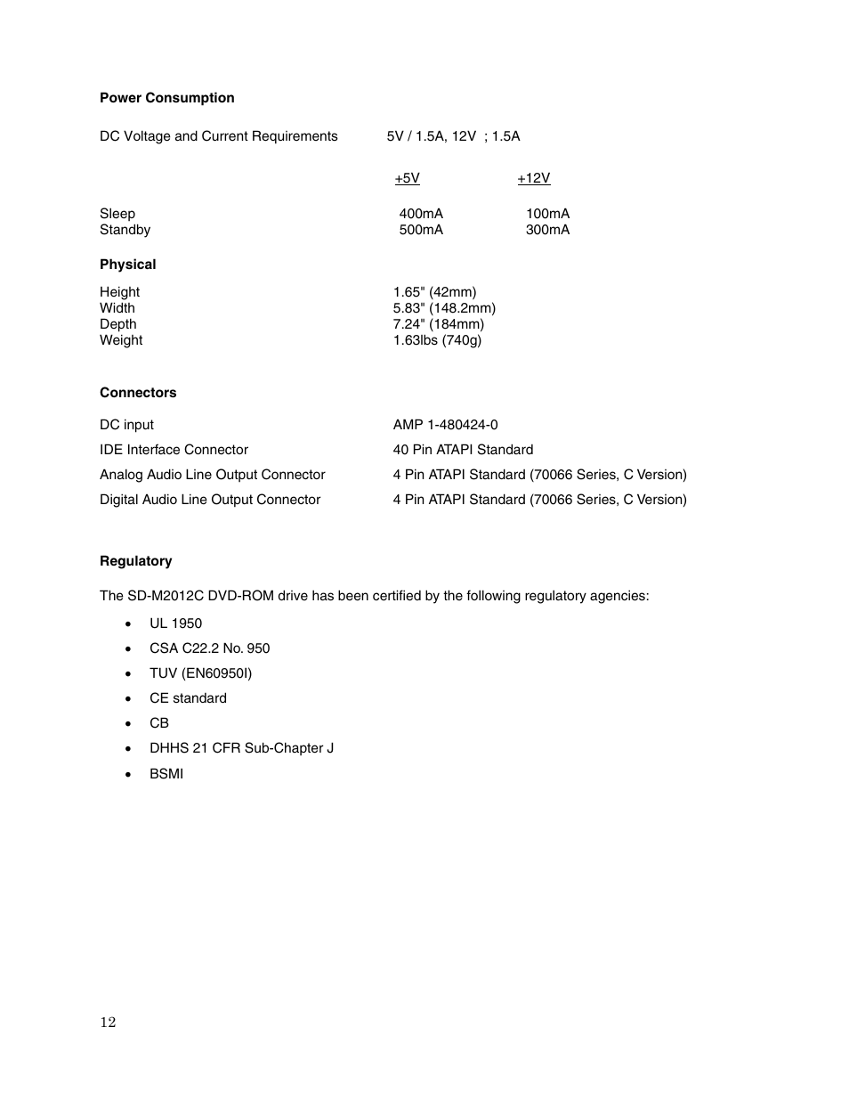 Toshiba SD-M2012C User Manual | Page 14 / 16