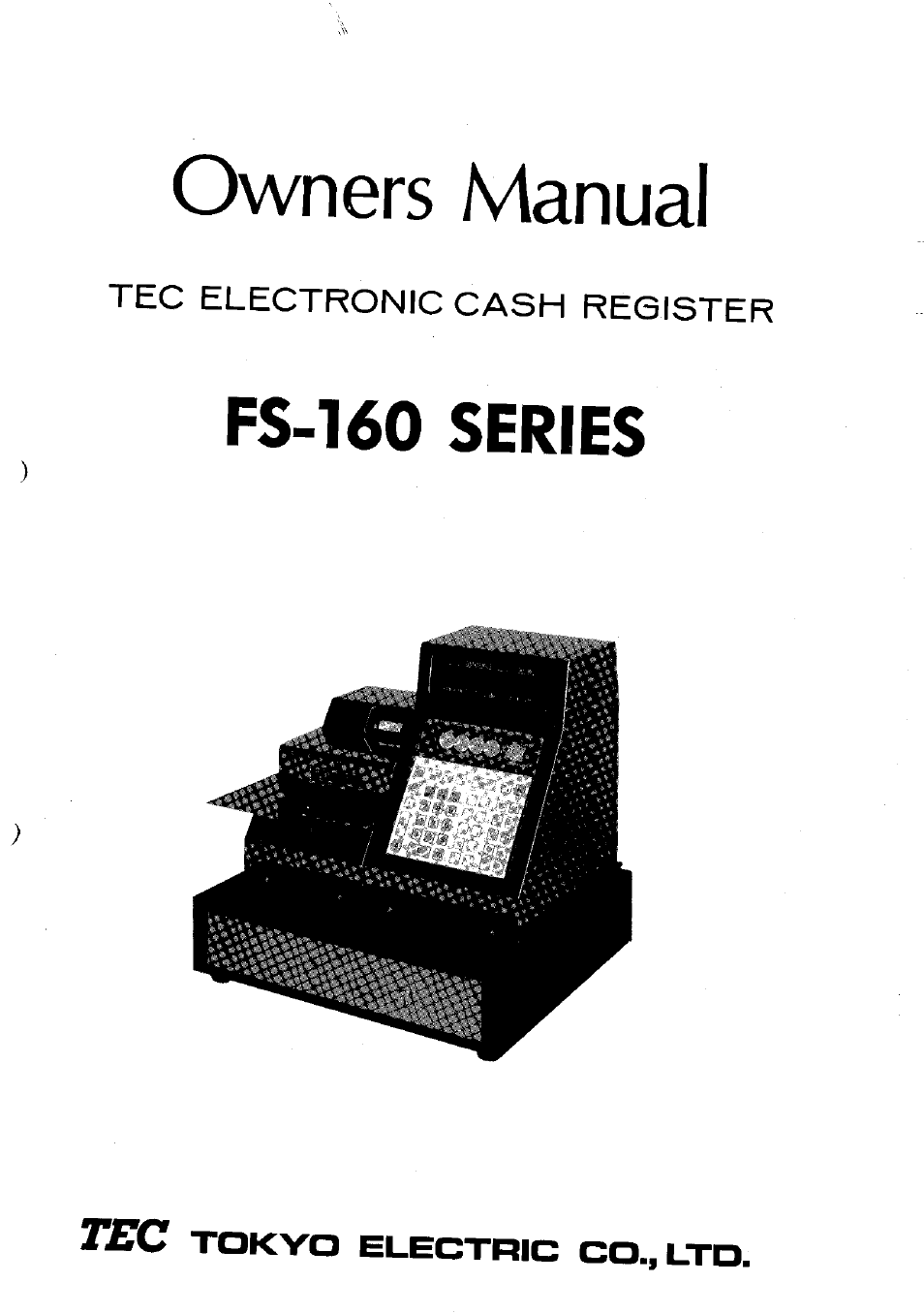 Toshiba FS-160 SERIES User Manual | 44 pages