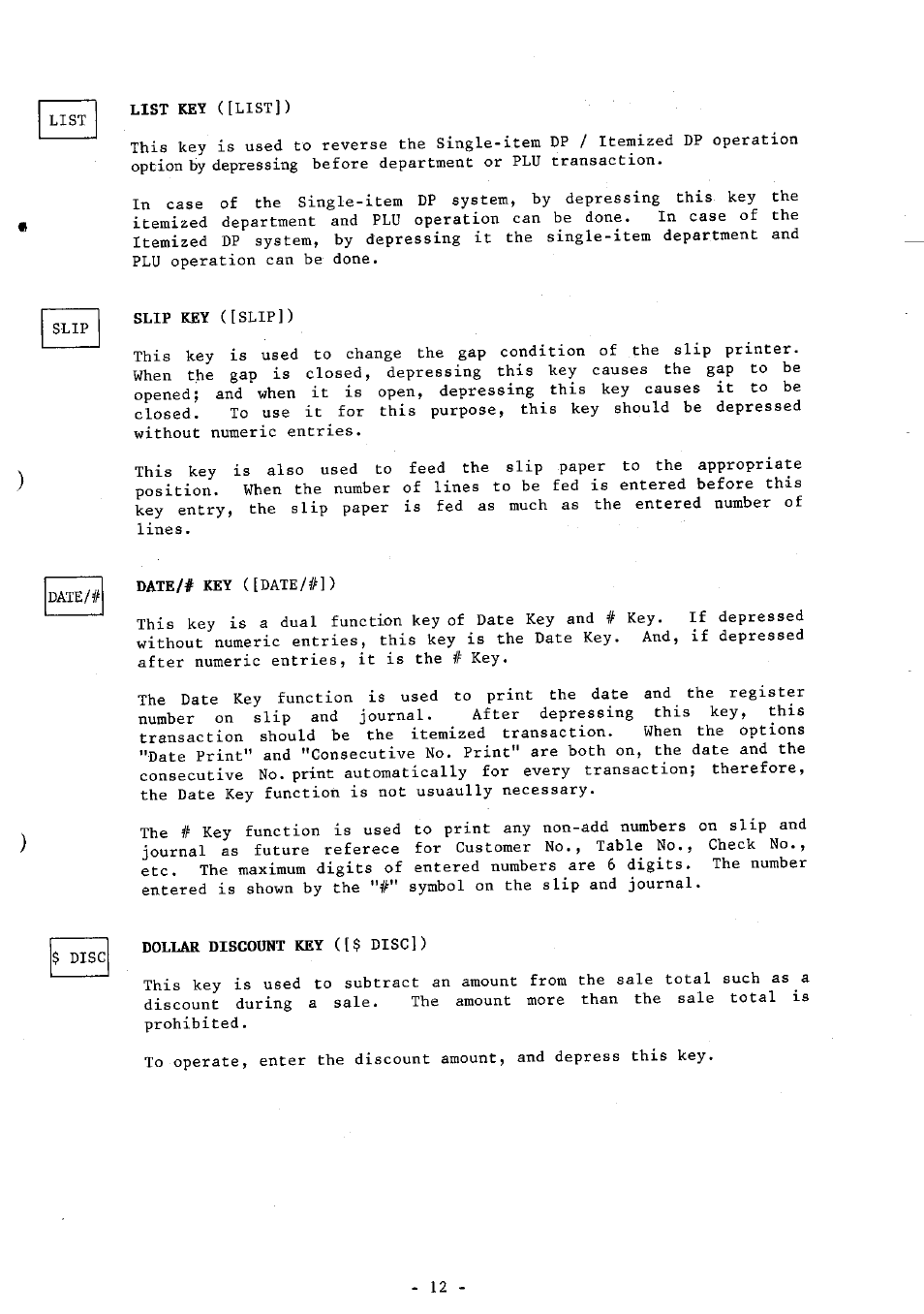 Toshiba FS-160 SERIES User Manual | Page 13 / 44