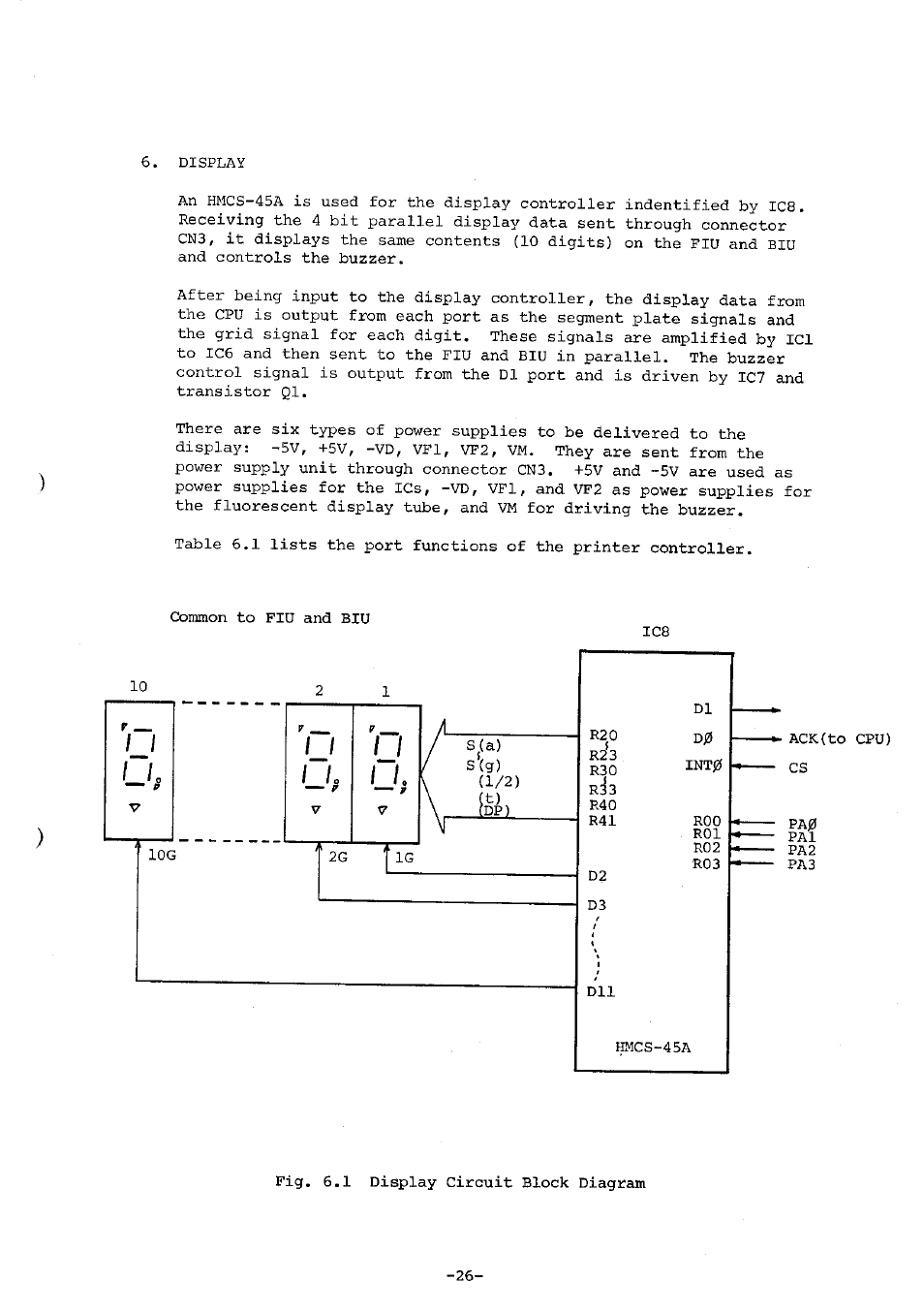 Toshiba FS-160 SERIES User Manual | Page 43 / 44