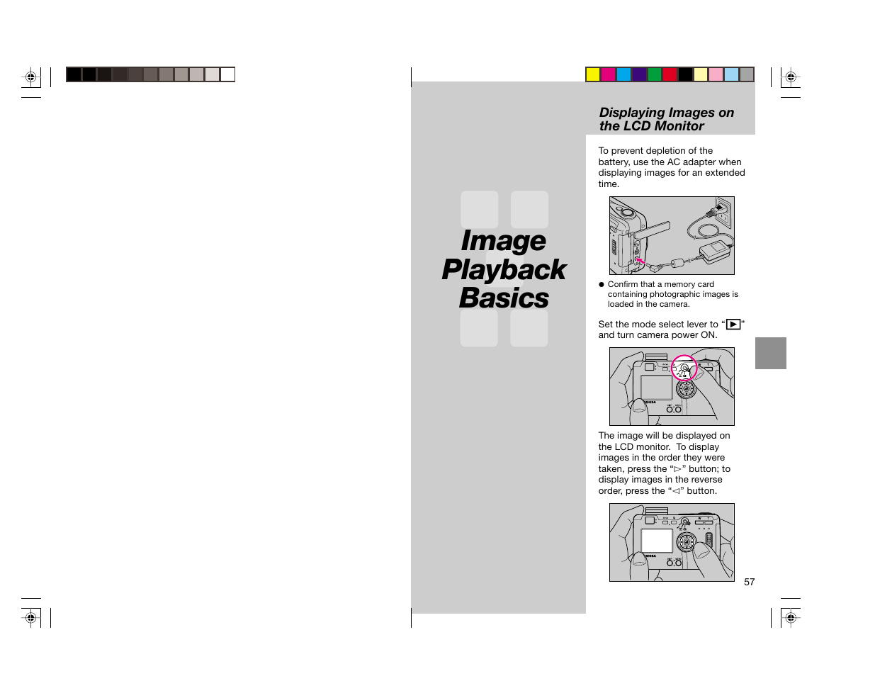 Image playback basics | Toshiba pmn User Manual | Page 31 / 60