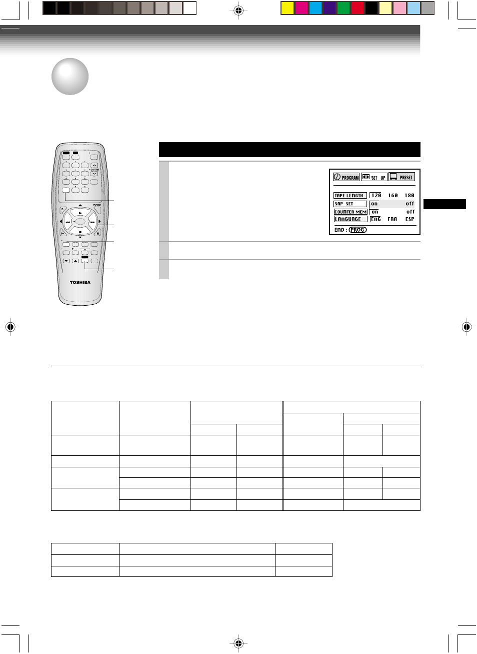 Mts broadcast compatibility (for w528,w522), Mts broadcast compatibility, Recording the sap/stereo broadcast | Press prog . once to exit, Perform a recording, Selecting a sound | Toshiba W-522 User Manual | Page 29 / 35