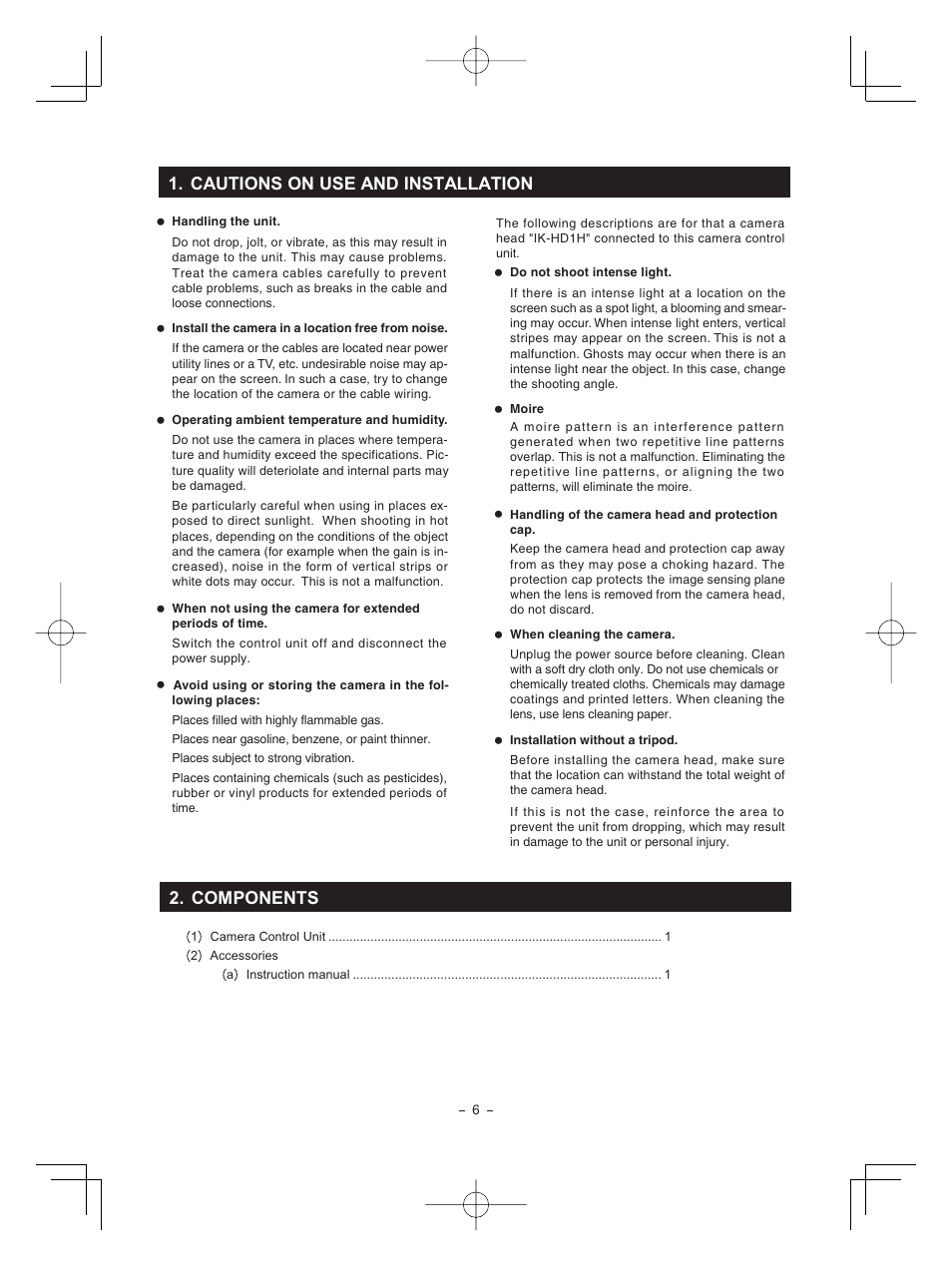 Toshiba IK - HD1C User Manual | Page 6 / 35