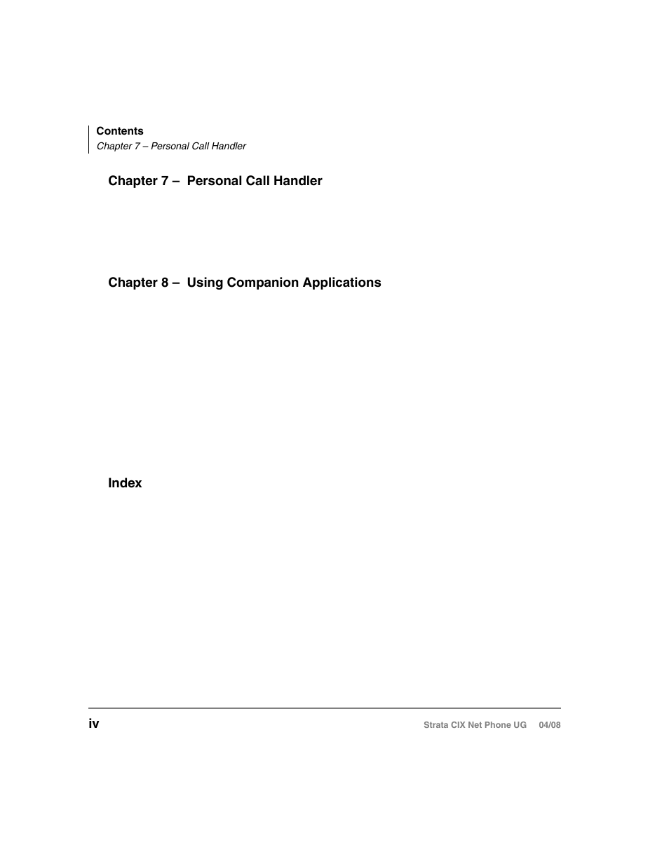 Toshiba Strata CIX100-S User Manual | Page 10 / 142
