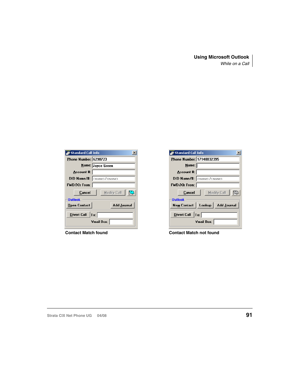 While on a call | Toshiba Strata CIX100-S User Manual | Page 105 / 142