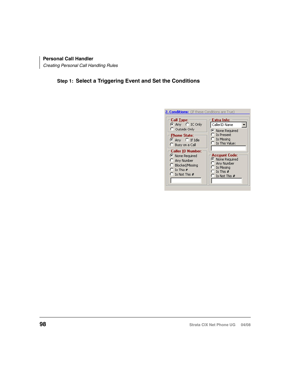 Toshiba Strata CIX100-S User Manual | Page 112 / 142