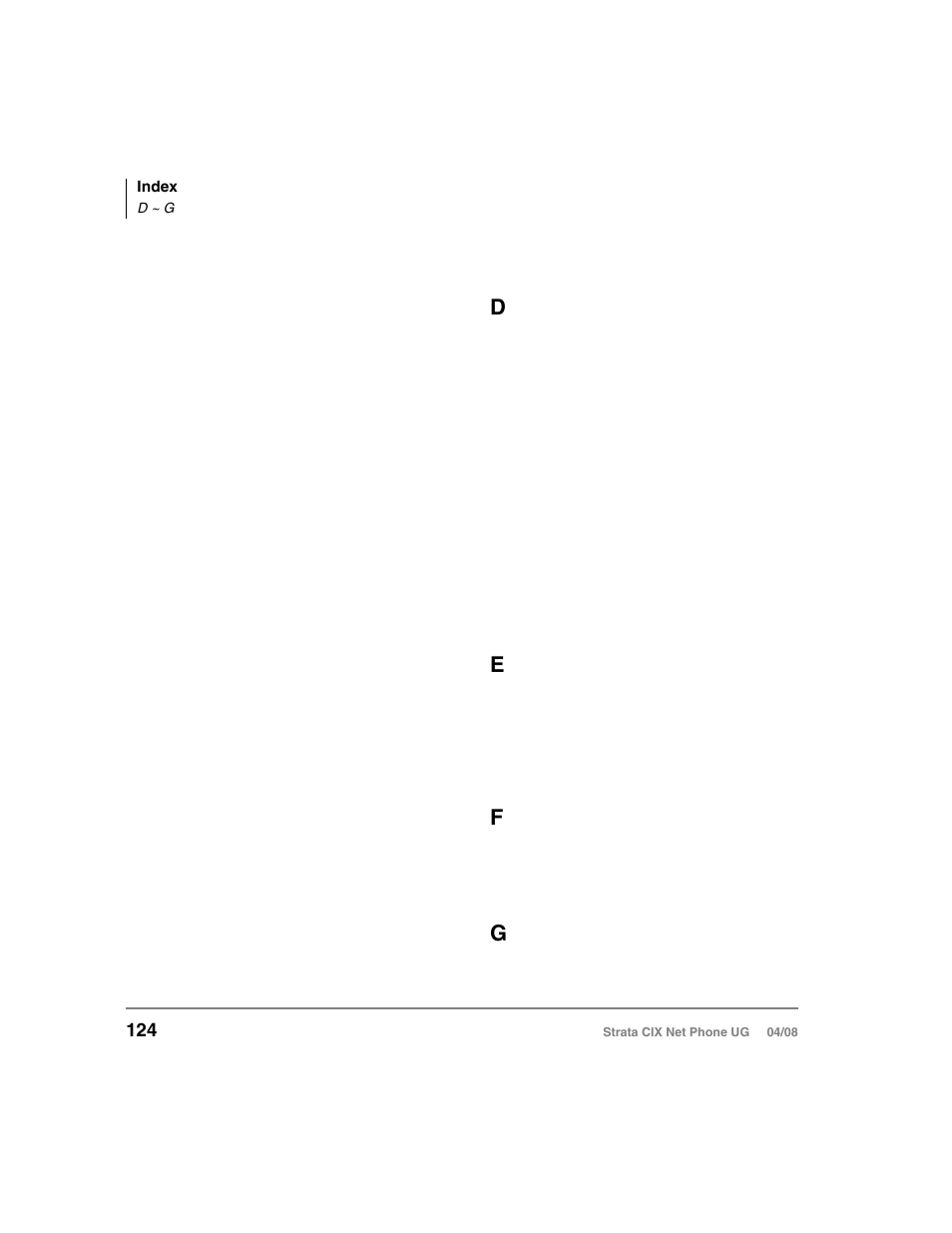 Toshiba Strata CIX100-S User Manual | Page 138 / 142