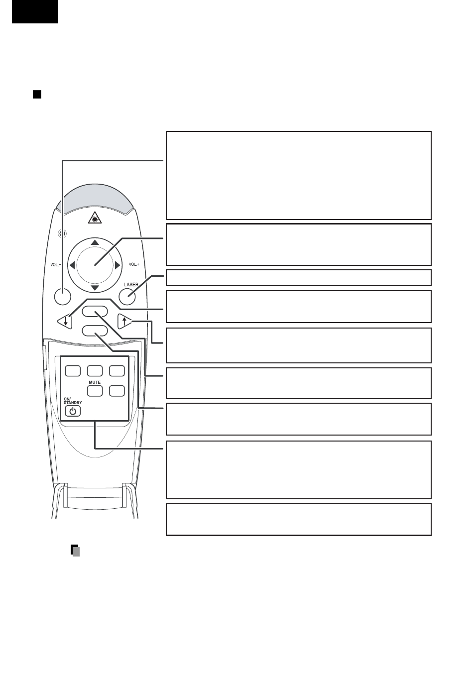 Preparing and using the remote control (continued), English, Switching operation modes | Toshiba TDP-P75 User Manual | Page 20 / 45