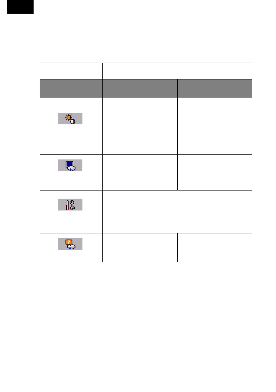 Menu operation, Menu system | Toshiba TDP-P75 User Manual | Page 30 / 45