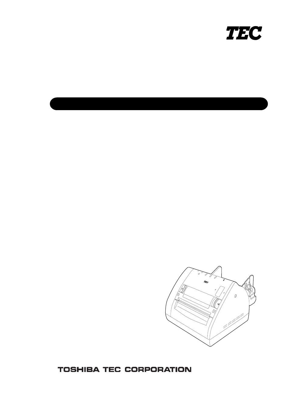 Toshiba TEC B-419-GS10-QQ User Manual | 54 pages