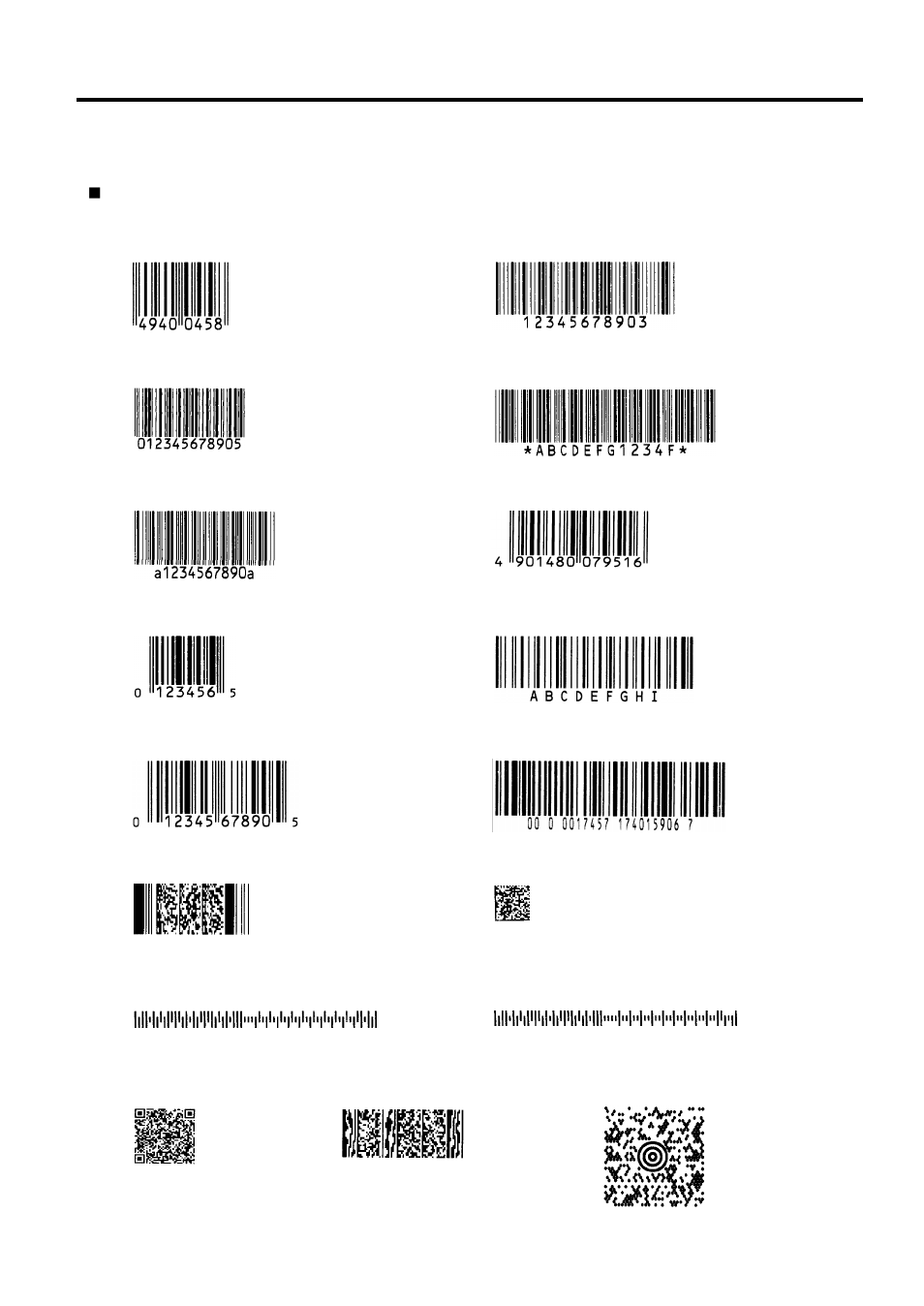Appendix 3 print samples (cont.) | Toshiba TEC B-419-GS10-QQ User Manual | Page 49 / 54