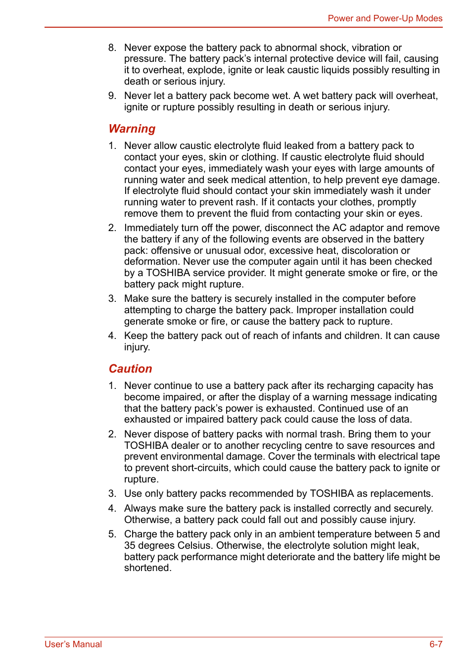 Toshiba U400 User Manual | Page 133 / 214