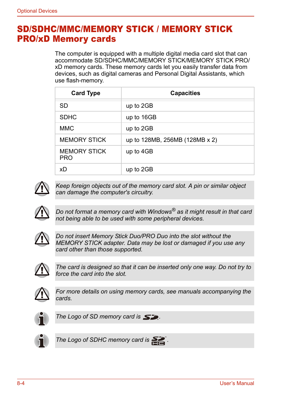 Toshiba U400 User Manual | Page 148 / 214