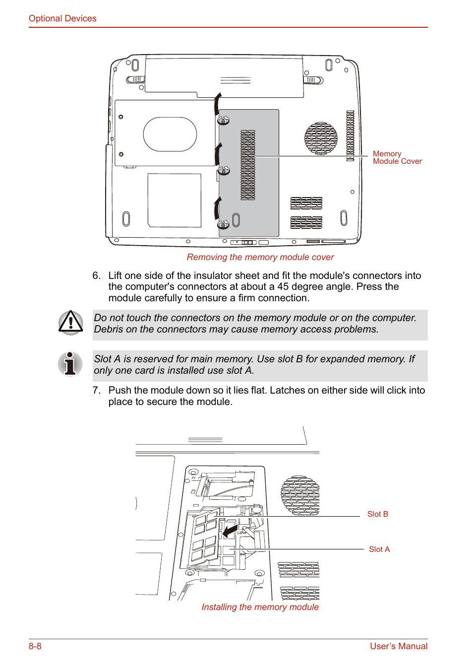 Toshiba U400 User Manual | Page 152 / 214