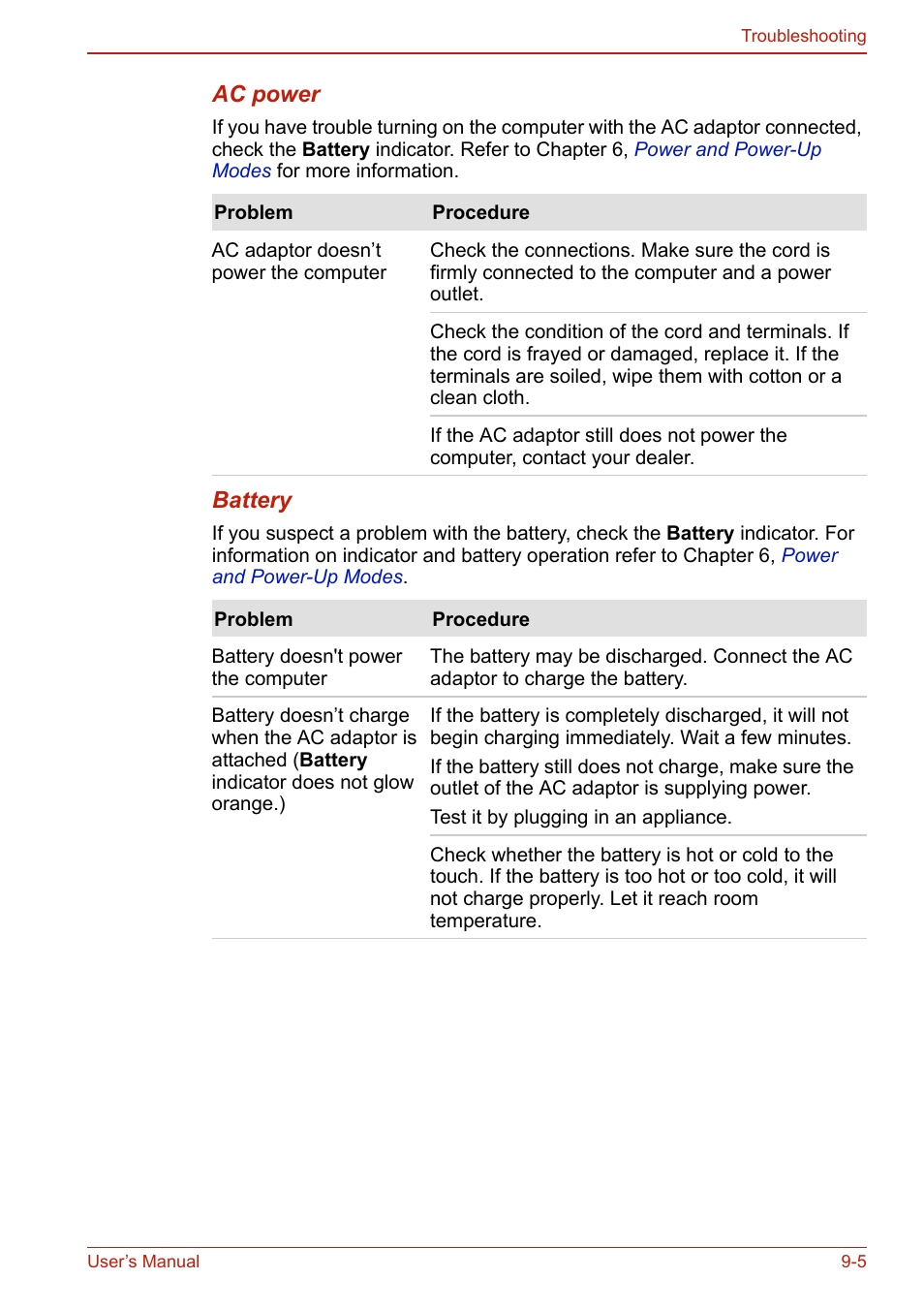 Toshiba U400 User Manual | Page 165 / 214