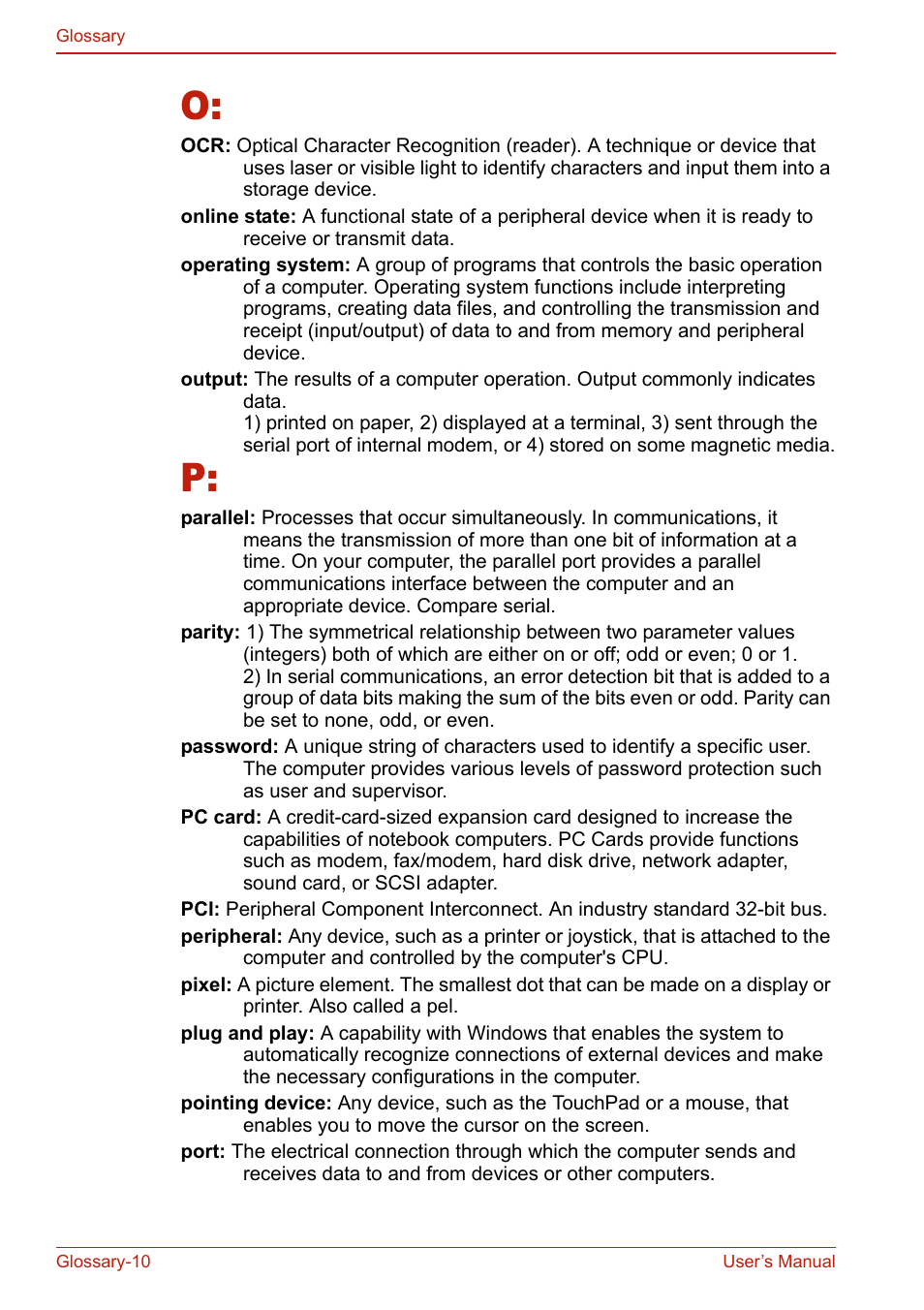 Toshiba U400 User Manual | Page 206 / 214