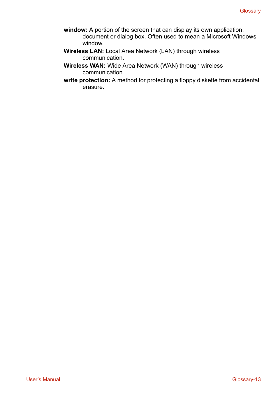 Toshiba U400 User Manual | Page 209 / 214