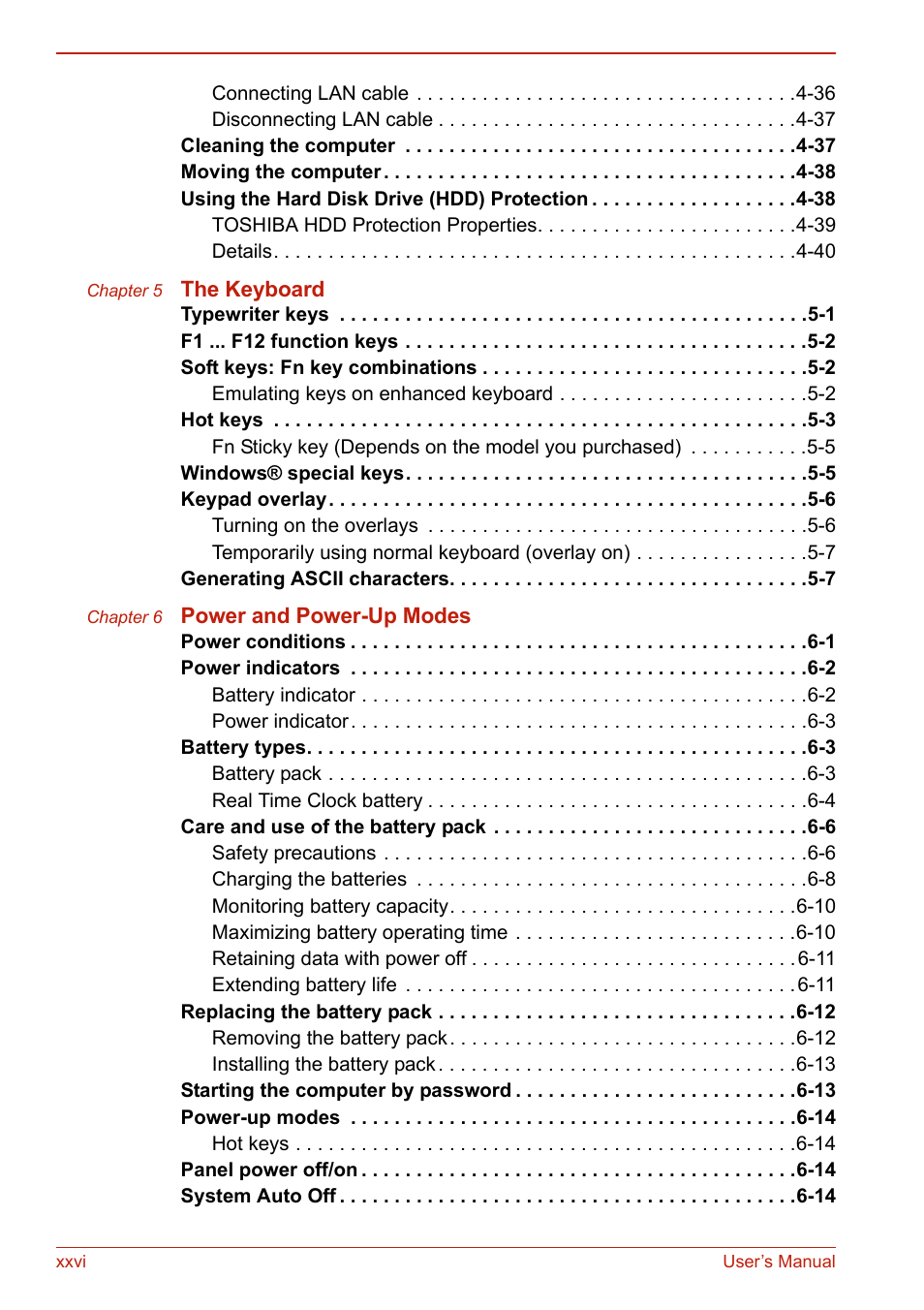 Toshiba U400 User Manual | Page 26 / 214