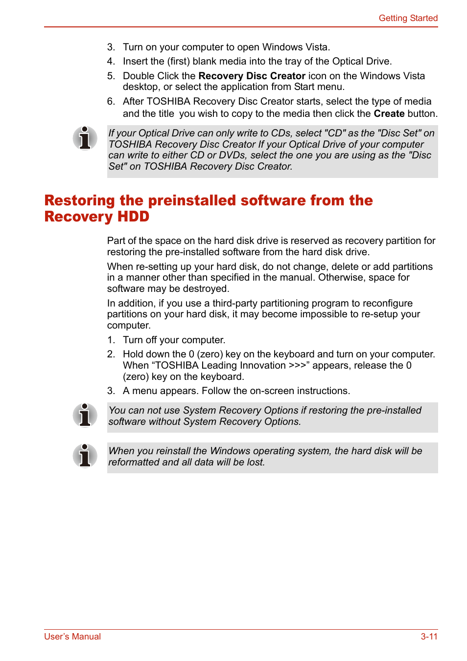 Toshiba U400 User Manual | Page 77 / 214