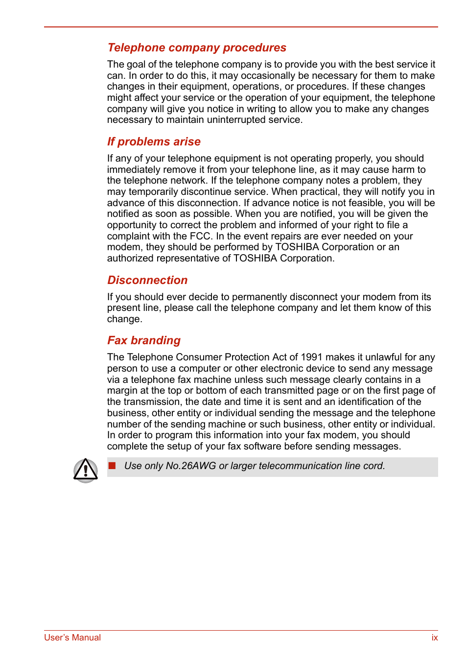 Toshiba U400 User Manual | Page 9 / 214