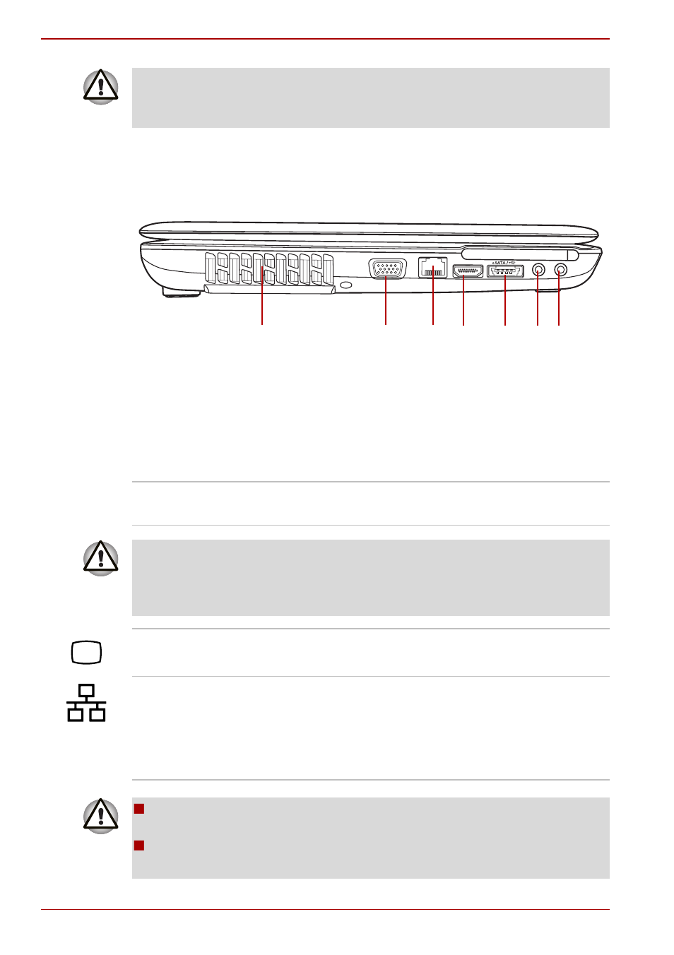 Left side, Left side -2 | Toshiba PORTABLE PERSONAL COMPUTER L505 User Manual | Page 36 / 188