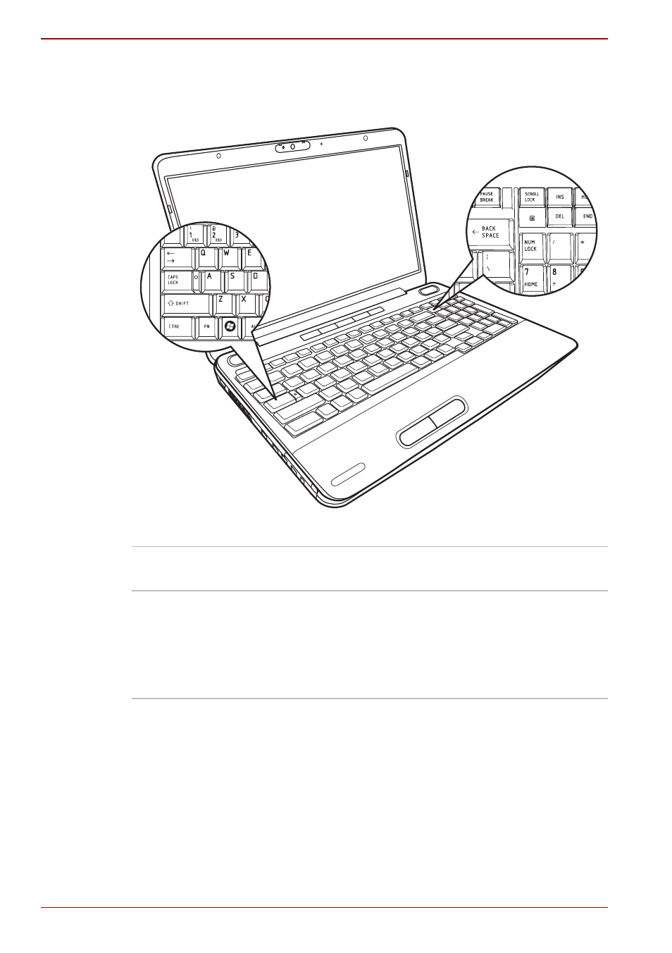 Keyboard indicators | Toshiba PORTABLE PERSONAL COMPUTER L505 User Manual | Page 44 / 188