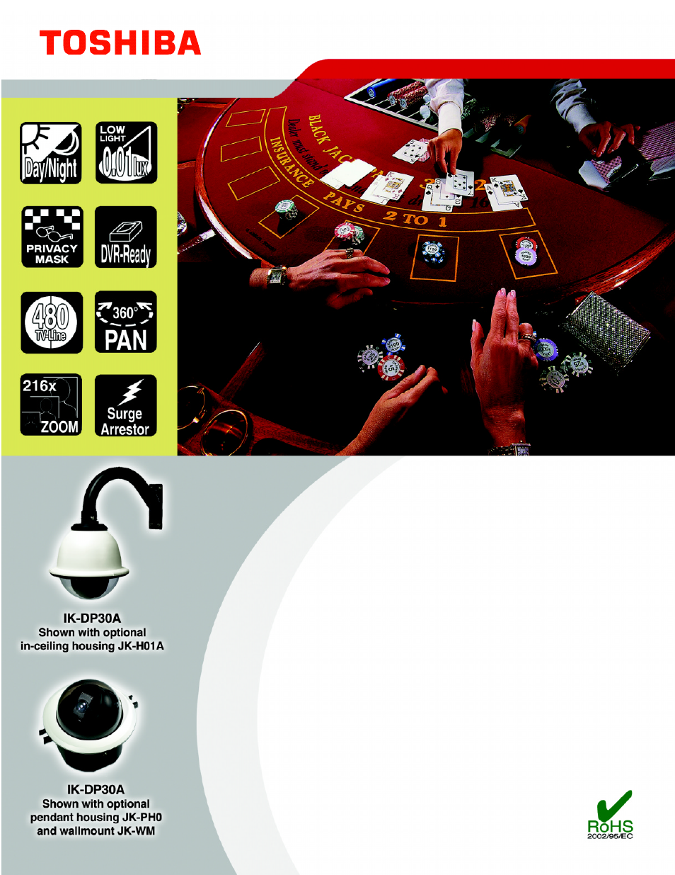 Toshiba IK-DP30A User Manual | 2 pages