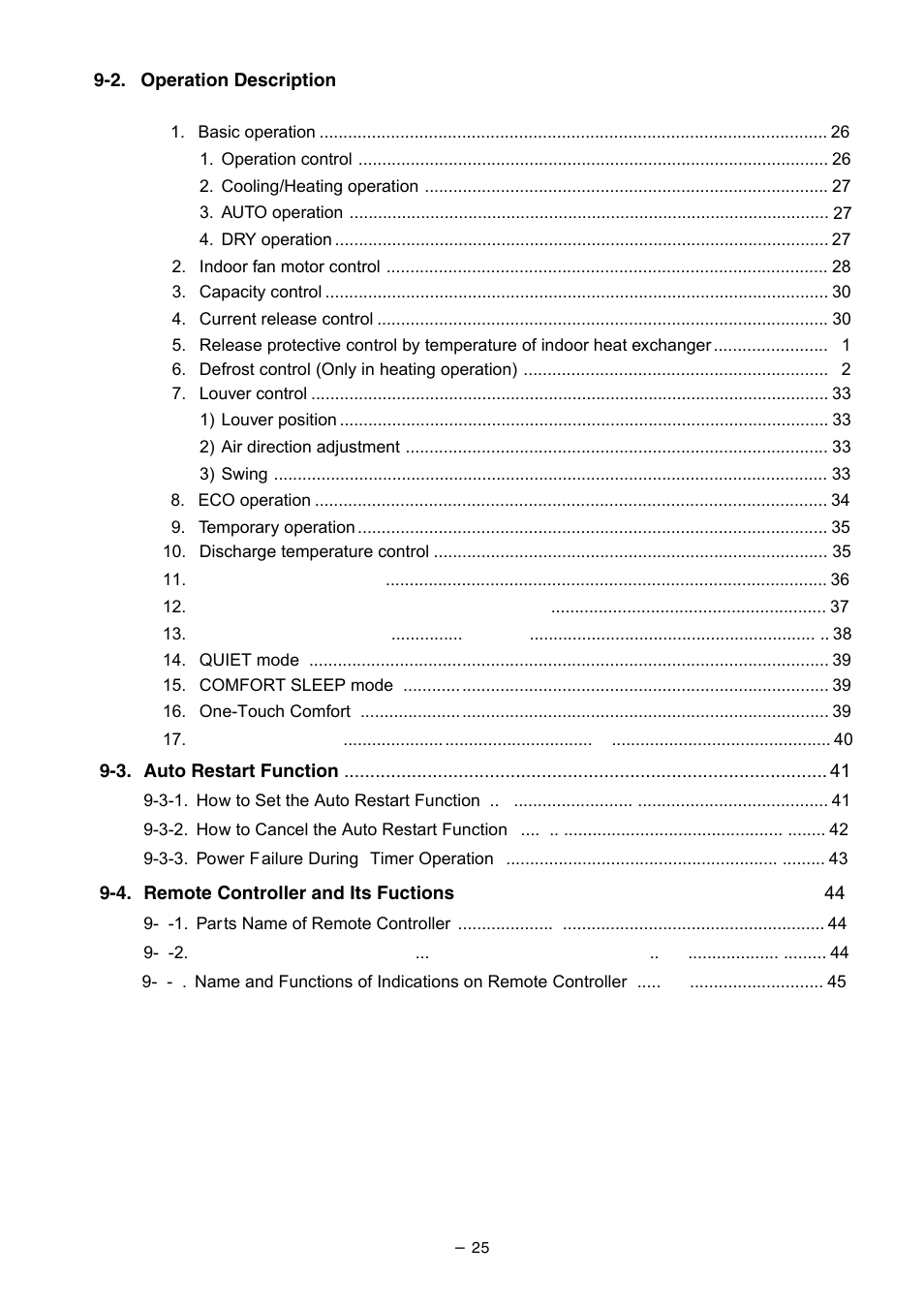 Toshiba RAS-10SKV-A User Manual | Page 26 / 94