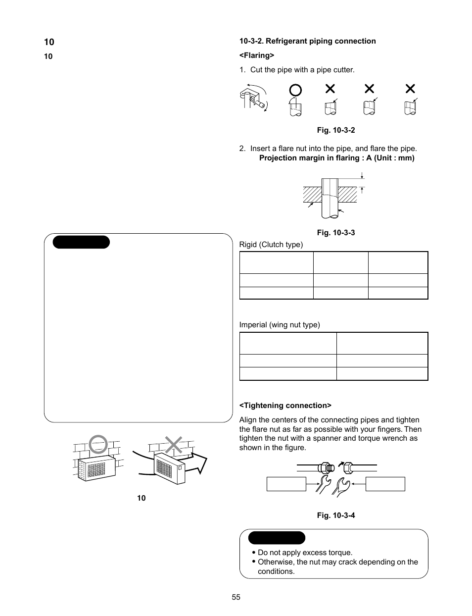 Caution, 3. outdoor unit | Toshiba RAS-10SKV-A User Manual | Page 56 / 94